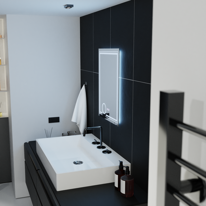 Zrkadlové obdĺžnikové obdĺžniky 60x80cm Magia Canto Touch System Dumable Defrition