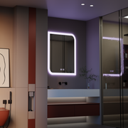 Obdĺžnikové LED zrkadlo, 60X80cm, E69S/60X80, Touch, Demst System