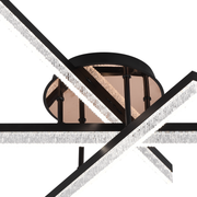 LED luster s diaľkovým ovládaním LT179/3BK, 41W, 3 prvky, studené/teplé/neutrálne svetlo, stmievateľné, čierny