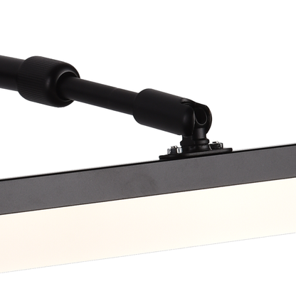 Aplica LED de Baie, MALAWI, 10W, liniara, lumina Neutra, Negru