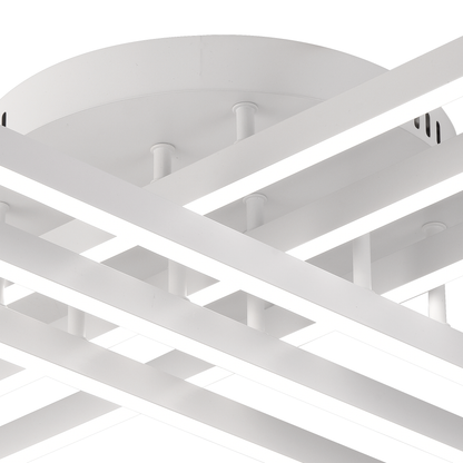 LED luster GIO, 82W, studené/teplé/neutrálne svetlo, biely