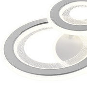 LED LED NYXORA CIRCO, 36W, 3 kruhy, studené/horúce/neutrálne svetlo, biele