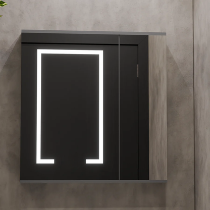 Súprava kúpeľňového nábytku SANTORINI, 60x50cm, 2 kusy, sivá a biela