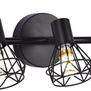 Luster s tienidlom, GRACIE, LC365/3BK, Diamond, 3XE14, Čierny