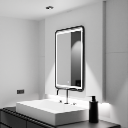 Zrkadlové obdĺžnikové obdĺžniky 60x80cm Ombe Basic Touch