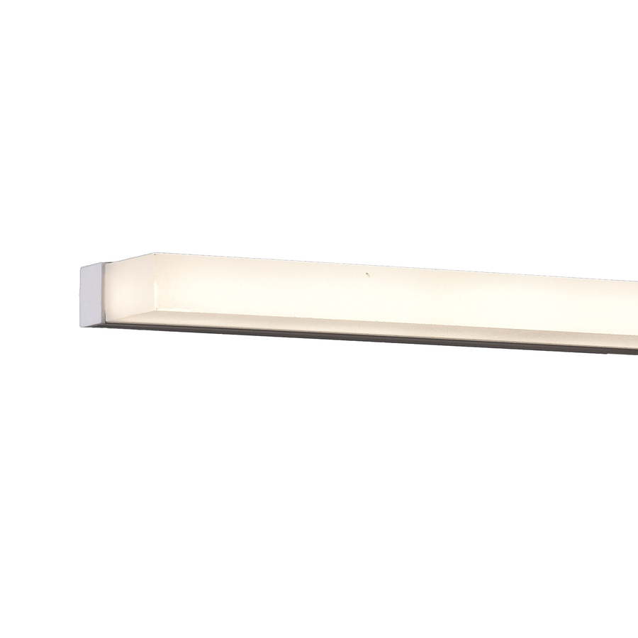 Aplica LED de Baie, COMO, 12W, liniara, lumina Neutra, Negru