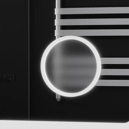 Zrkadlové obdĺžnikové obdĺžniky 120x80cm Souverain Motionglow Marcello Demonant Clock System a Smoble Cosmetic Terometer