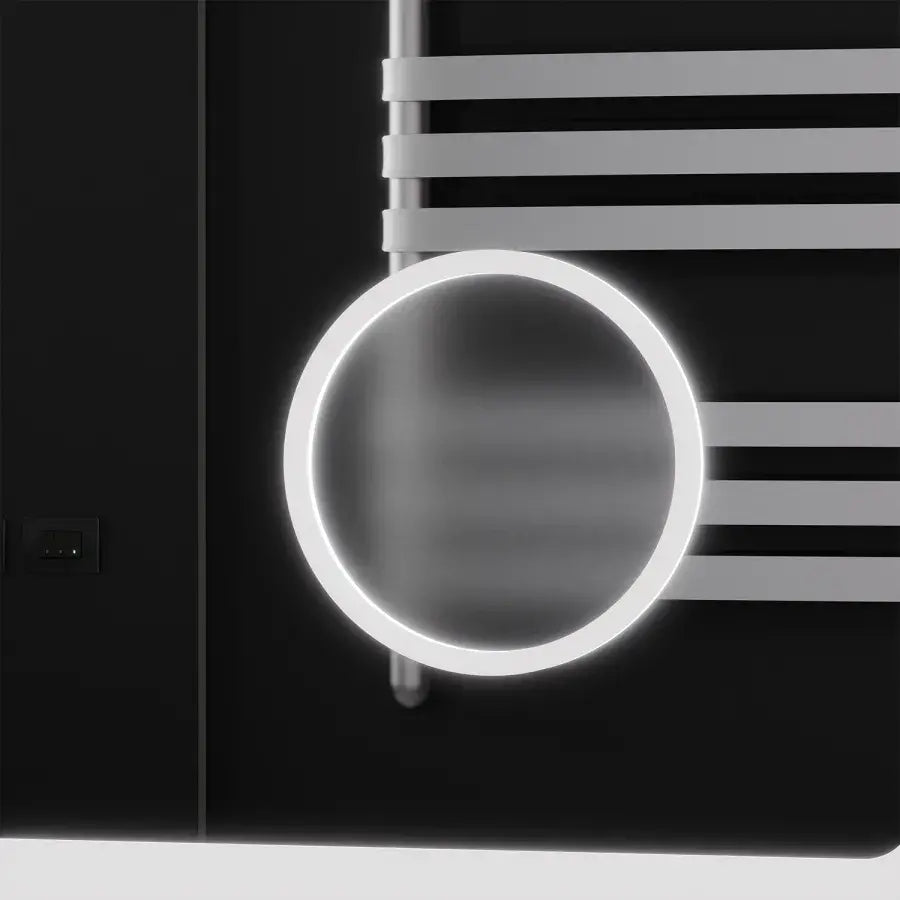 Zrkadlové obdĺžnikové obdĺžniky 120x80cm Souverain Motionglow Marcello Demonant Clock System a Smoble Cosmetic Terometer