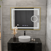 Zrkadlové obdĺžnikové obdĺžniky 50x70cm Eclat Motionglow Marcello Disping & Termeter Luba Cosmetica Dimabil