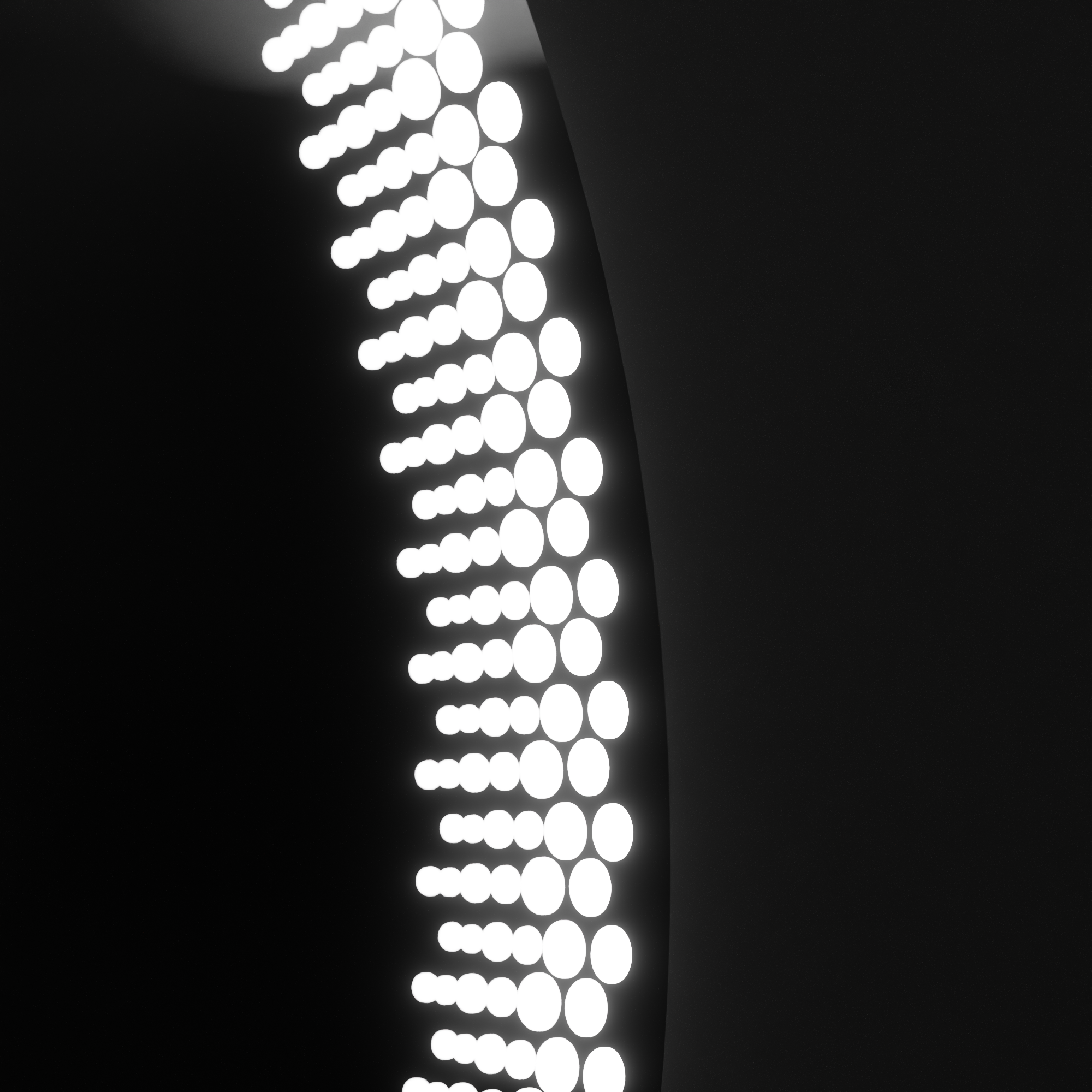 60 cm okrúhle LED zrkadlo - Stellaire Touch System Neznámy deaktivácia