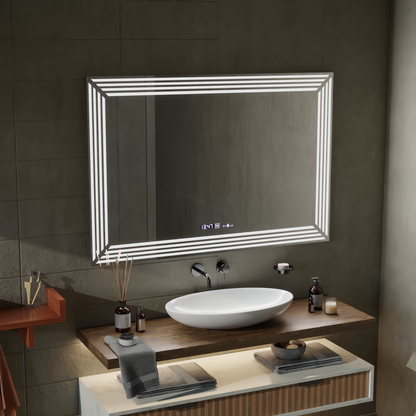 Zrkadlo LED obdĺžnikový 60x80 cm
