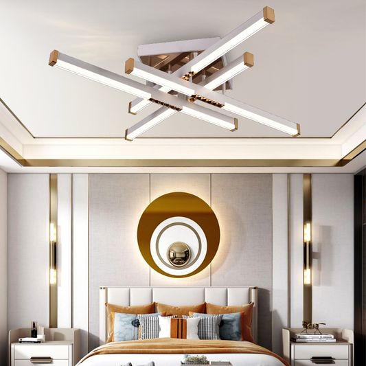 LED luster s diaľkovým ovládaním LT178/4WH, 54W, 4 prvky, studené/teplé/neutrálne svetlo, stmievateľné, biely