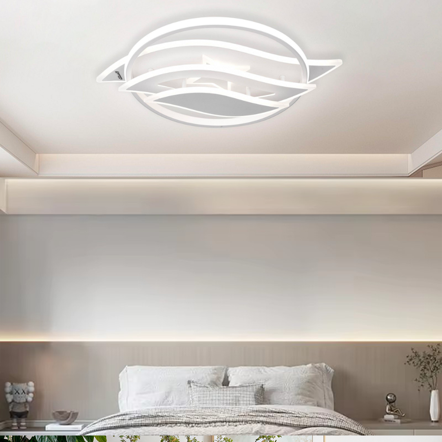 LULUS LED RGB s diaľkovým ovládaním Jarria Simible, Acril, RGB, biela