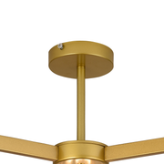 Moderný klasický luster LC110/3GD s krištáľom, 3x E27, zlato, kov a krištáľ