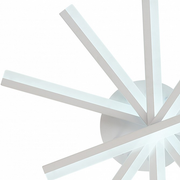 LED luster s diaľkovým ovládaním ZOE, 67W, studené/teplé/neutrálne svetlo, stmievateľné, biela