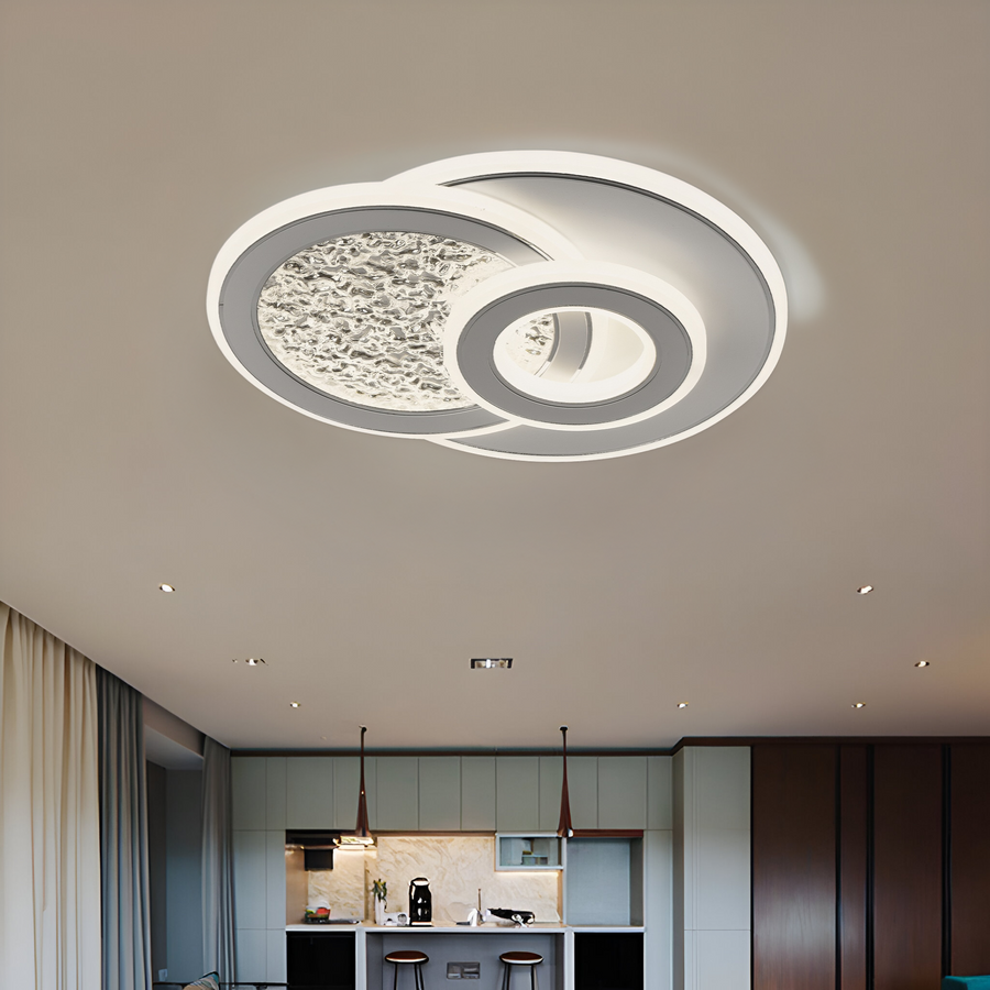 LED LED LED Kompacic Rondos, 36W, 3 kruhy, studené/horúce/neutrálne svetlo, biele
