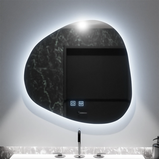 Organické LED zrkadlo 60x60cm, Duna Touch, Demister System, Stmievateľné