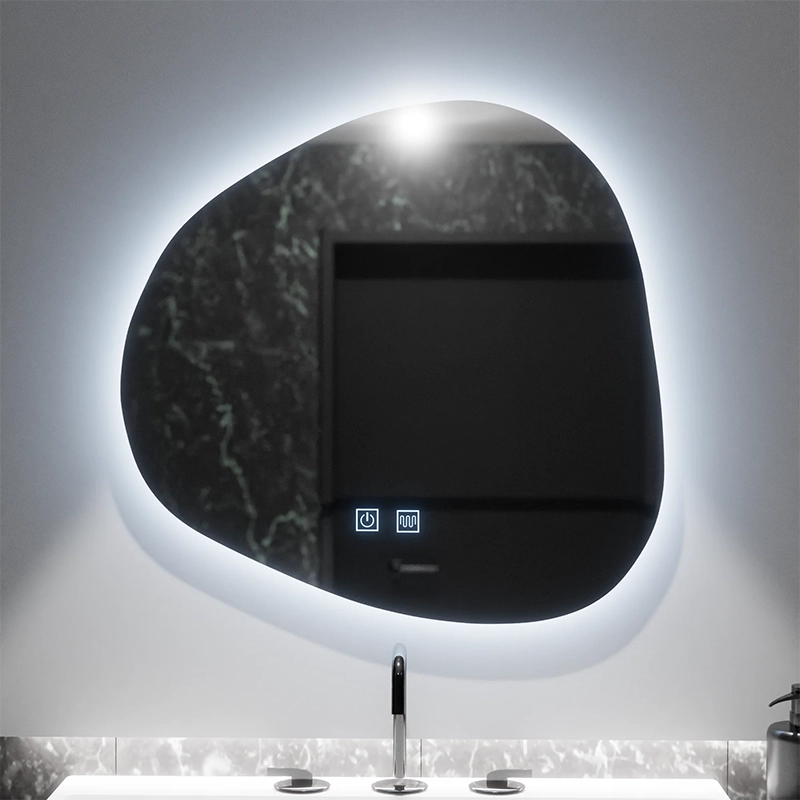 Organické LED zrkadlo 60x60cm, Duna Touch, Demister System, Stmievateľné
