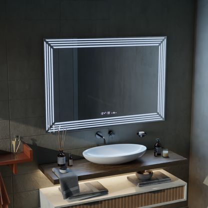 Zrkadlo LED obdĺžnikový 60x80 cm