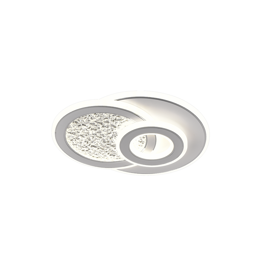 LED LED LED Kompacic Rondos, 36W, 3 kruhy, studené/horúce/neutrálne svetlo, biele
