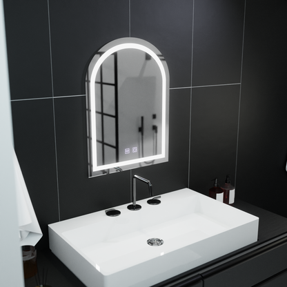 LED zrkadlo Arcata 60x80cm - ARCO Touch SMABLE DEFRITION SYSTÉM