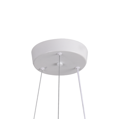 Lulus Led Prism Luminis, Crystal and Metal, 4 kruhy, smoiera, nastaviteľná výška, studené/teplé/neutrálne svetlo, luxusné osvetlenie