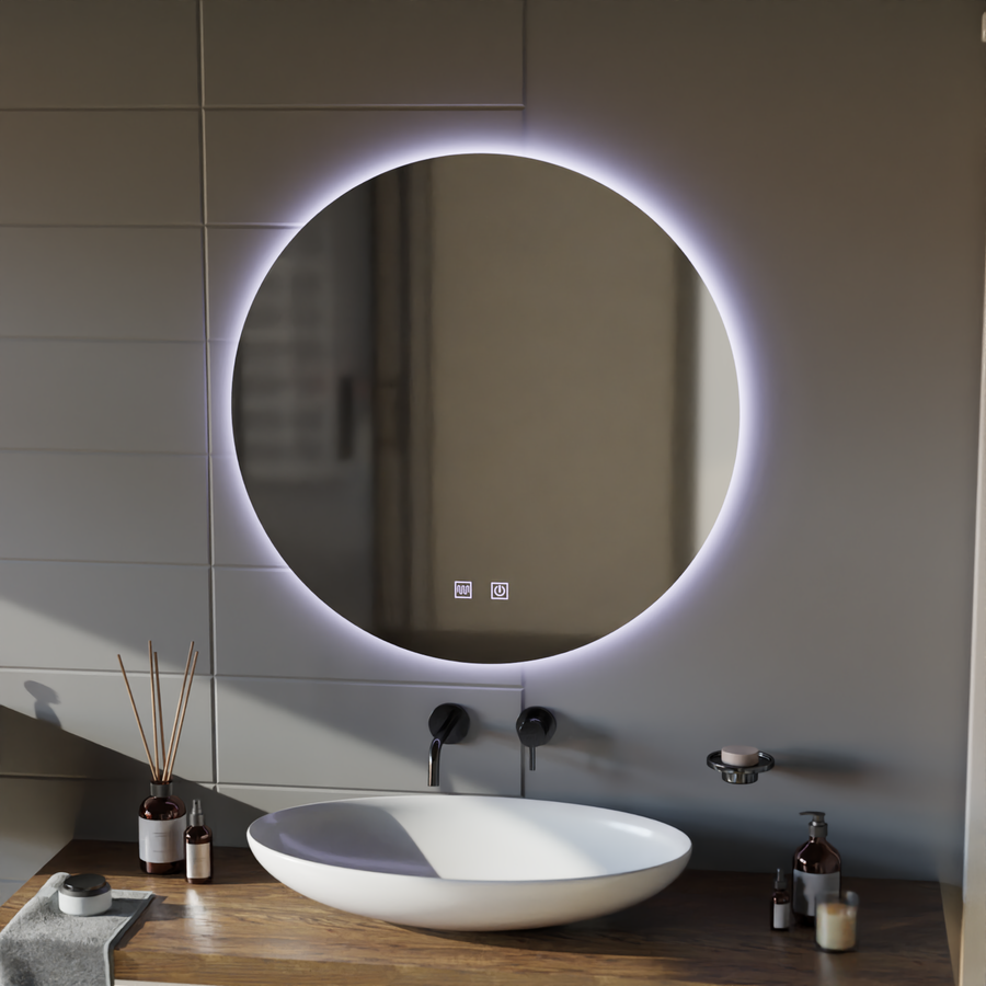 Zrkadlové LED dotyk Isolda 70x70 cm