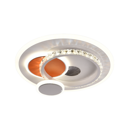 LED LED heliox, 43 W, 4 kruhy, studené/horúce/neutrálne svetlo, biele