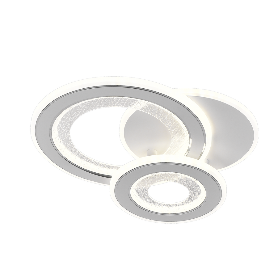 LED LED NYXORA CIRCO, 36W, 3 kruhy, studené/horúce/neutrálne svetlo, biele