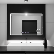 Zrkadlové obdĺžnikové obdĺžnikové 120x80cm Aura Riflesso poro Motionglow Marcello System Disabilities & Termometer Caimity of Cosmetic