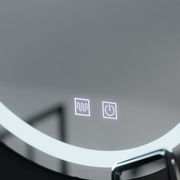 Okrúhle LED zrkadlo 70 cm Lucea Touch Dormosting System