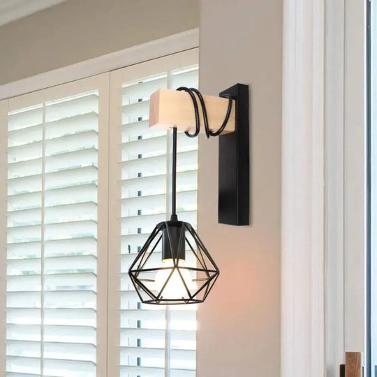Lampa Audrey 1x E27 Čierna Hnedá Interiérové ​​svietidlá Predvolený názov Alessandro Design
