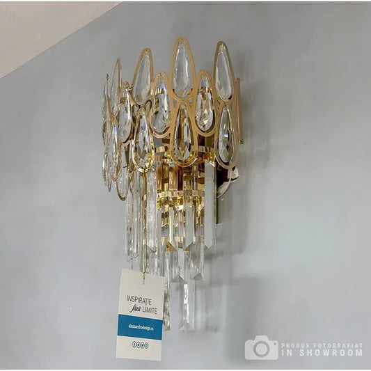 Naneste Crystal Jeannette 2x E14 zlato