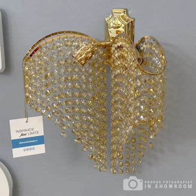 Aplikujte Crystal Sapphire 2x E27 Glossy Golden Gold, Crystal