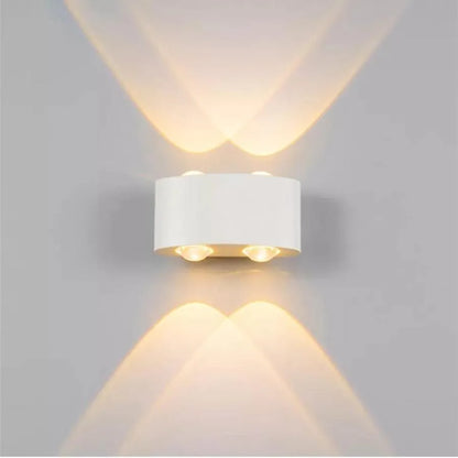 Fantázia aplikuje exteriér a interiér LED, 4 zdroje x 1w, IP65, kovové, biele, 3000K