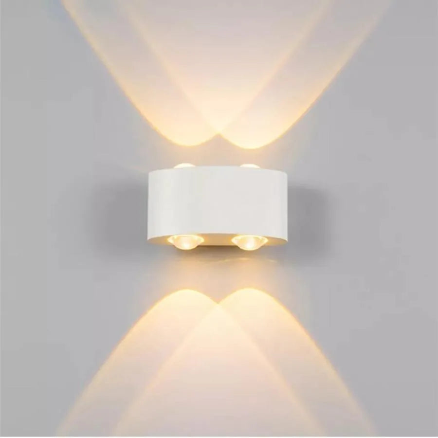 Fantázia aplikuje exteriér a interiér LED, 4 zdroje x 1w, IP65, kovové, biele, 3000K