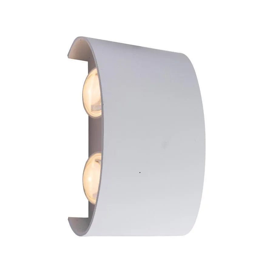 Fantázia aplikuje exteriér a interiér LED, 4 zdroje x 1w, IP65, kovové, biele, 3000K