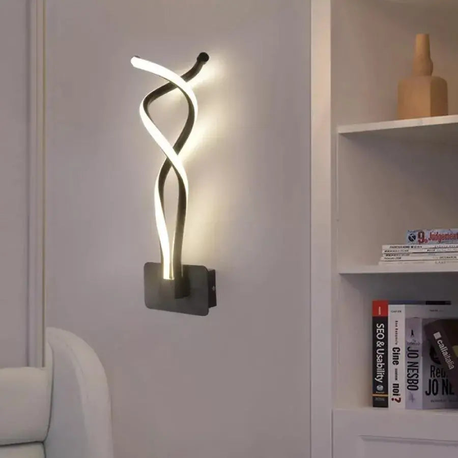 Naneste Aubrie LED, 40 W, čierna s bielym, studeným/horúce/neutrálne svetlo