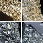 Naneste striebro LED Crystal Betina 32 W