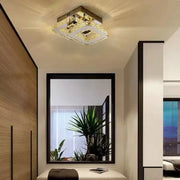 LED LED LED Crystal Jeremiah 32 W Striebro