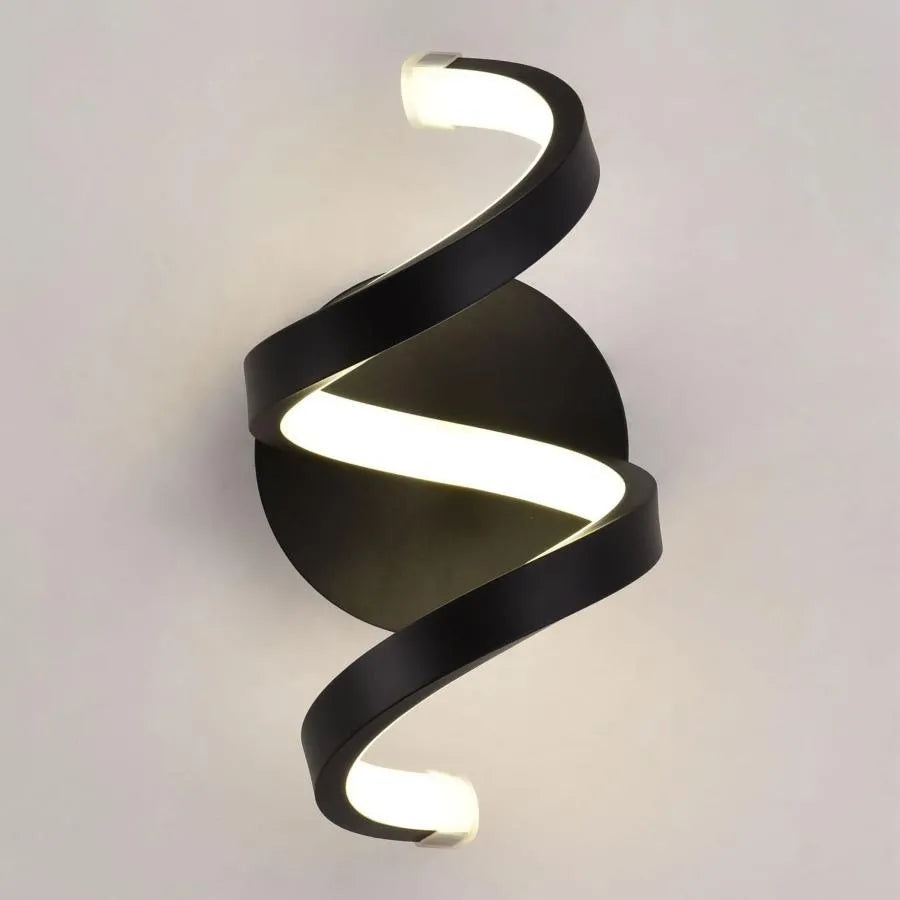 Naneste LED Cygdem 24 W, Silikone and Metal, čierna