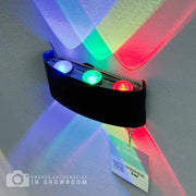 Fantázia aplikuje LED RGB interiér/exteriér, 6 zdrojov x 1W, IP65, čierna, 3000K