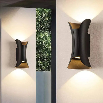 Aplikujte exteriér LED HEBA, 10W IP65, kov, čierny