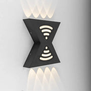 Aplikujte exteriér LED retelis, 12W, kov, čierny