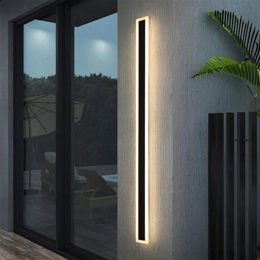 Aplikujte Salma, 12W, IP65 Exteriér LED, kov, čierna