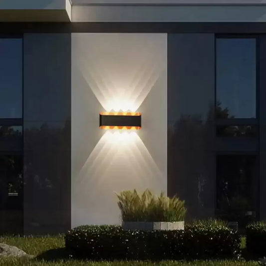 Aplikujte vonkajšie LED LED Elliot 8W Black Gold