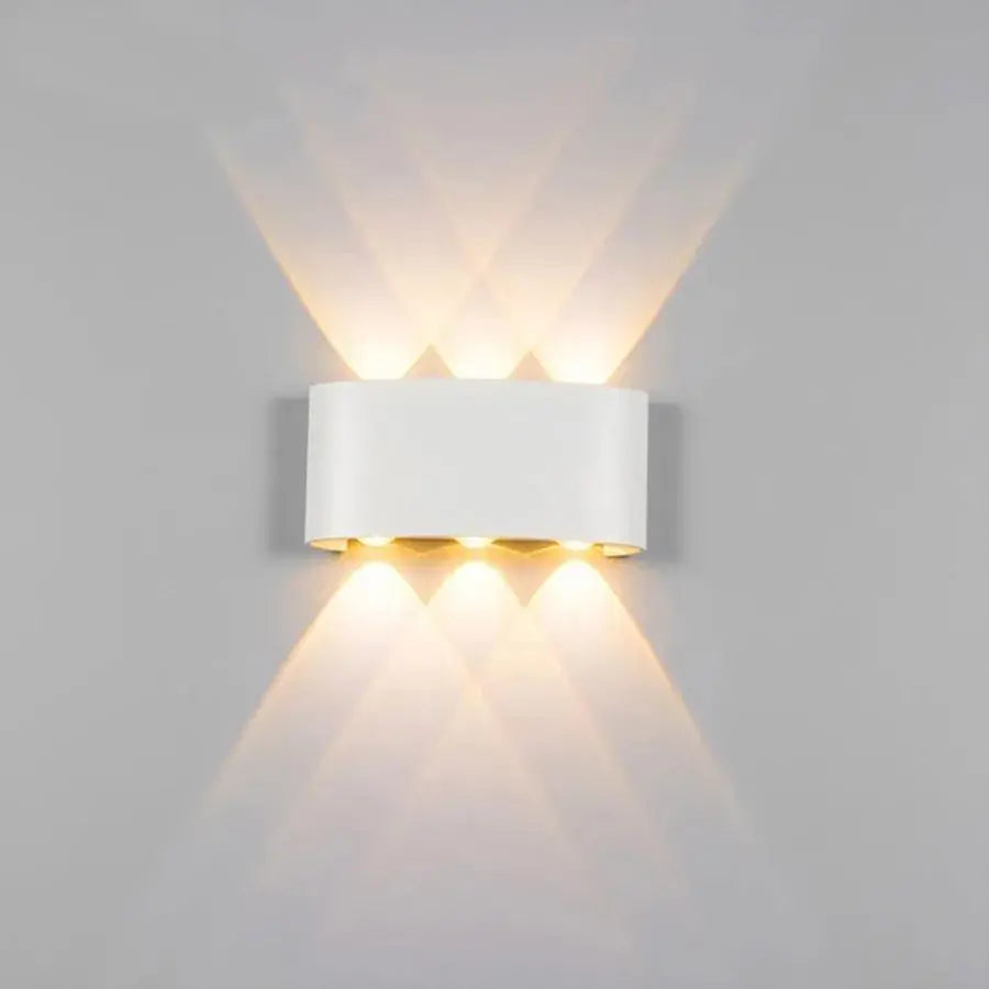 Fantázia aplikuje exteriér a interiér LED, 6 zdrojov x 1w, IP65, kovové, biele, 3000K