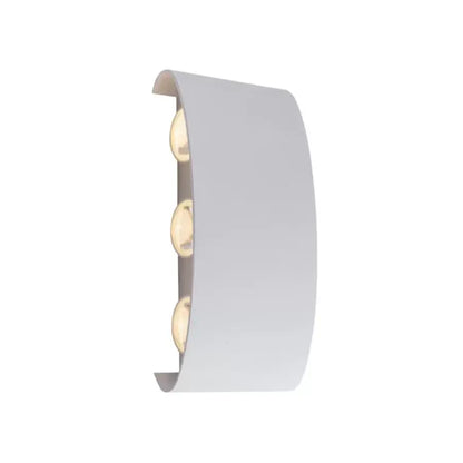 Fantázia aplikuje exteriér a interiér LED, 6 zdrojov x 1w, IP65, kovové, biele, 3000K