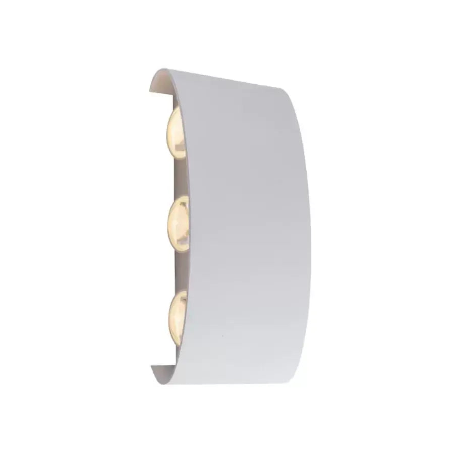 Fantázia aplikuje exteriér a interiér LED, 6 zdrojov x 1w, IP65, kovové, biele, 3000K