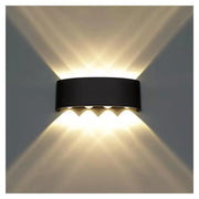 Fantázia aplikuje exteriér a interiér LED, 8 zdrojov x 1w, IP65, kovové, čierne, 3000K